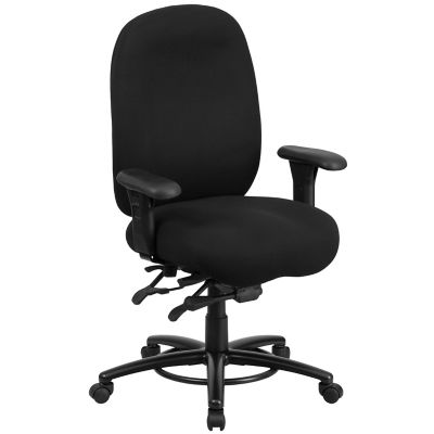 Flash Furniture Hercules Big Tall Executive Desk Swivel Chairs Lq1bk At Tractor Supply Co