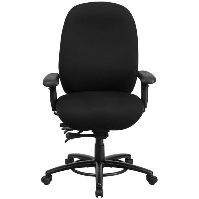 Flash Furniture Hercules Big Tall Executive Desk Swivel Chairs Lq1bk At Tractor Supply Co