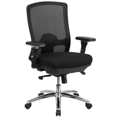 Flash Furniture HERCULES Series Big and Tall Executive Desk Swivel Chairs, Black, 350 lb. Capacity