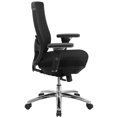 Image showing  HERCULES Series Big and Tall Executive Desk Swivel Chairs, Black, 350 lb. Capacity