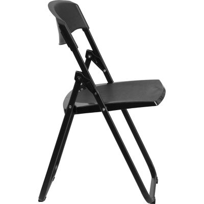 Image showing  HERCULES Series Plastic Folding Chairs, 880 lb. Capacity, White