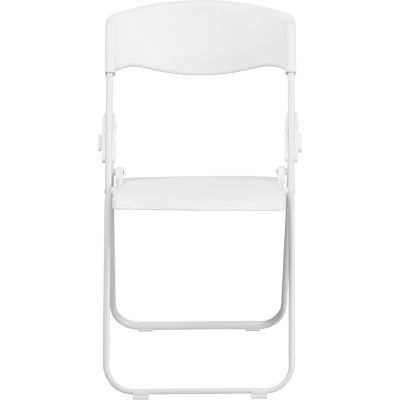 Image showing  HERCULES Series Plastic Folding Chairs, 880 lb. Capacity, White