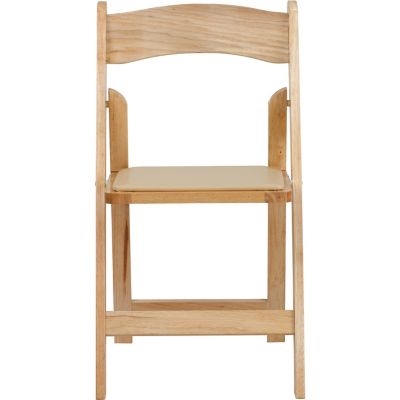 Image showing 3 th Flash Furniture HERCULES Series Wooden Folding Chairs, Natural, XF2903NATURAL