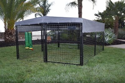 Image showing  Canvas Top for Welded Wire Chicken Pen