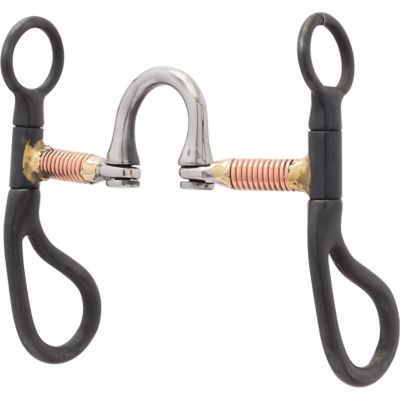 Weaver Equine 4 in. All-Purpose Teardrop Correction Bit with 5 in. Copper Wire Wrapped Mouthpiece