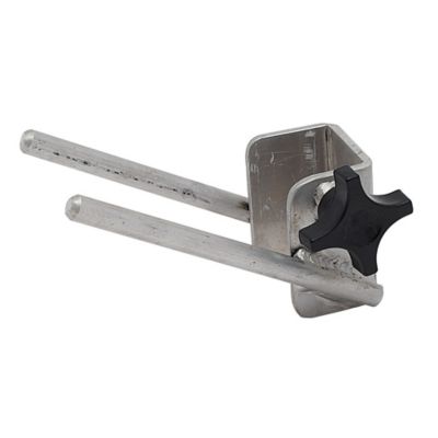 Image showing  Aluminum Fan Cage Fork and Broom Holder