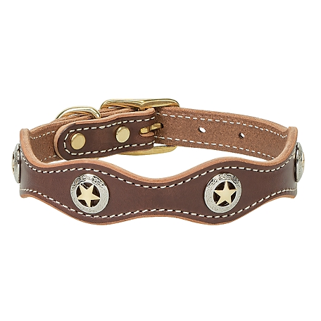 Weaver Leather Lone Star Legend Dog Collar, 06-1712-ST-17