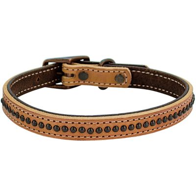 Image showing  Outlaw Leather Dog Collar, Brown