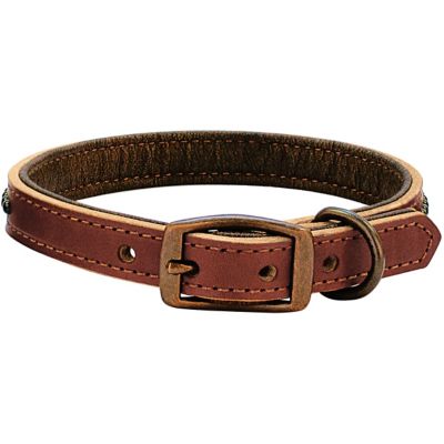 Image showing  Outlaw Leather Dog Collar, Brown