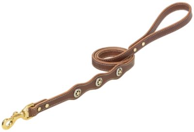 Weaver Pet Lone Star Legend Leather Dog Leash, 5/8 in. x 4 ft.