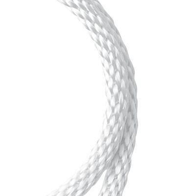 Koch Industries 1/4 in. x 100 ft. White Polypropylene Rope, Solid Braid