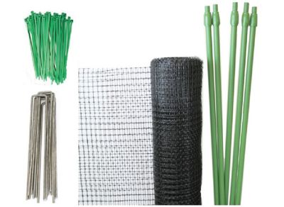 Image showing  100 ft. x 7 ft. Deer Fence Kit, Black