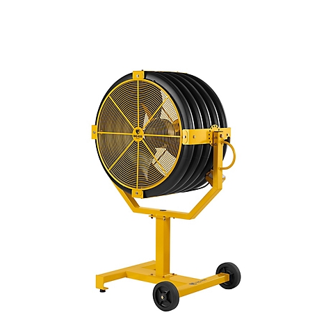 Big Ass Fans Yellow Jacket - Pedestal Fan, 30" Diameter, Indoor/Outdoor Mobile Fan with 18 in. Pedestal