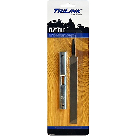 TriLink Saw Chain Chainsaw Chain Depth Gauge and Flat File, Steel