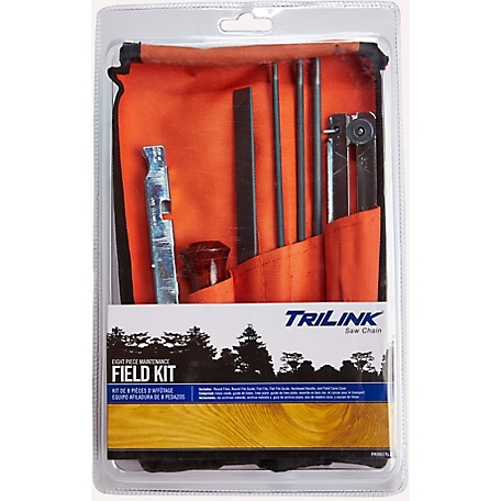 TriLink Saw Chain Chainsaw Chain Sharpening Field Kit, 3/16 in., 5/32 in., 7/32 in. Sharpening Stones, 8-Pack