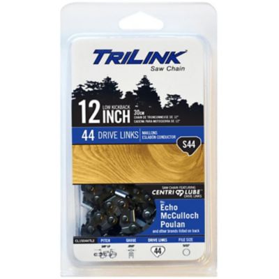 TriLink Saw Chain 12 in. 44 Link Semi Chisel Chainsaw Chain
