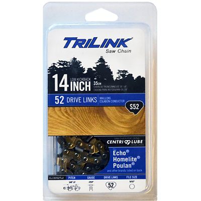 TriLink Saw Chain 14 in. 52 Link Semi Chisel Chainsaw Chain