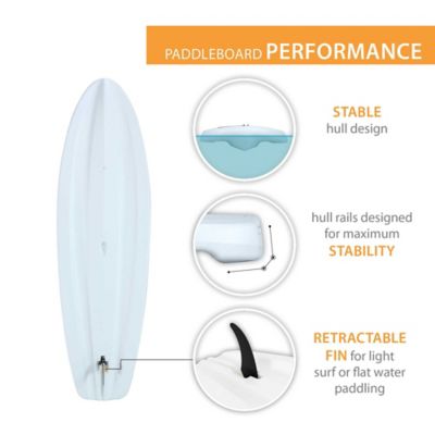 Image showing  10 ft. Horizon Stand-Up Paddle Board, White Granite