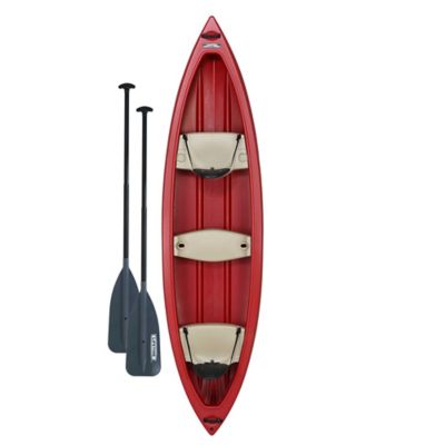 Lifetime 3-Person Wasatch 130 Kodiak 13 ft. Canoe, Red