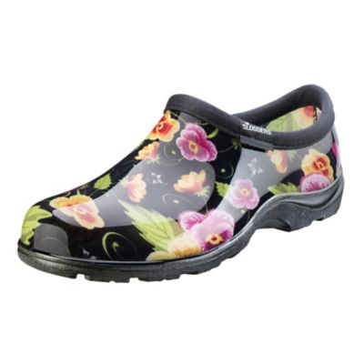 Garden Shoes, Black Pansy, 5114BP06 