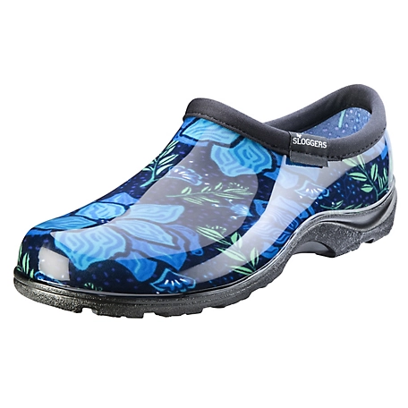 Sloggers Rain and Garden Shoes, Spring Surprise, Blue
