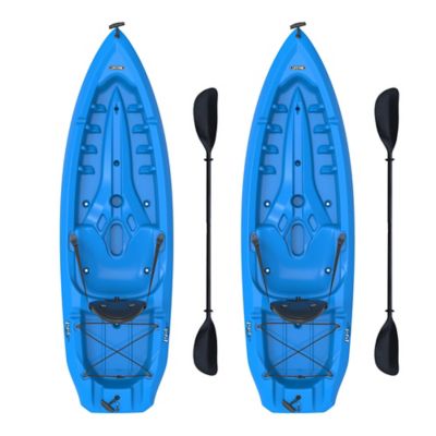 Image showing 8 th Lifetime Lotus 8 ft. Sit-On-Top Kayaks, Blue, 2 pk.
