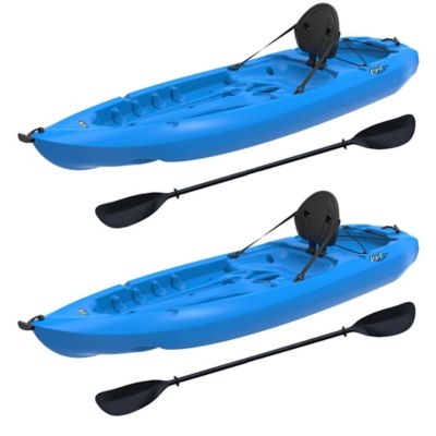 Image showing 9 th Lifetime Lotus 8 ft. Sit-On-Top Kayaks, Blue, 2 pk.