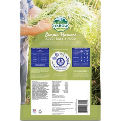 Image showing  Simple Harvest Pelleted Timothy Hay Adult Rabbit Food, 4 lb. Bag
