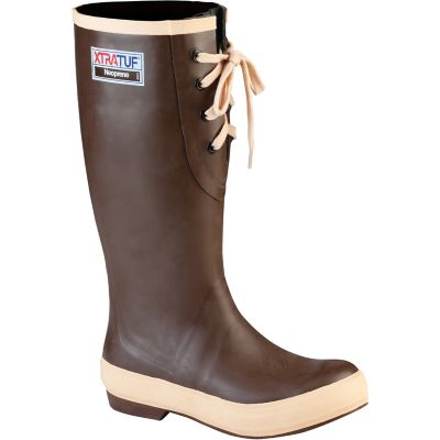 XTRATUF Women's Legacy 15 in. Waterproof Seamless Neoprene Latex Rubber Boot with Lace Gusset