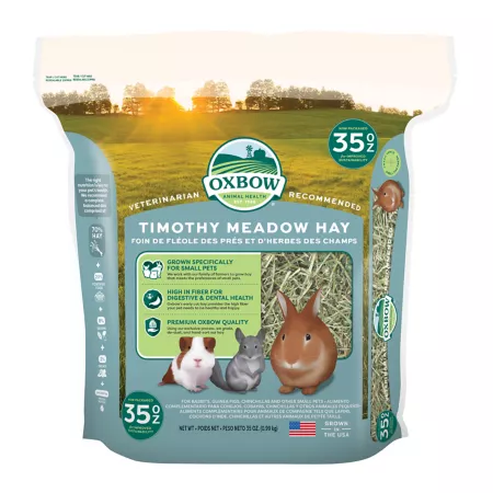 Oxbow Animal Health Timothy Meadow Hay Treat for Small Animals 35 oz. Small Pet Hay