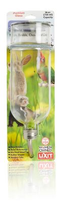 Lixit Chew-Proof Glass Small Animal Water Bottle, 26 oz.