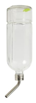 Small Animal Cage Accessory Hanging Glass Water Bottle 6 oz 