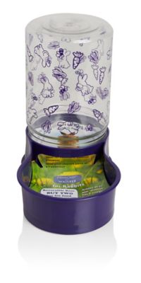 Image showing  5-Cup Food and 48 oz. Water Mini Rabbit Feeder/Water Fountain