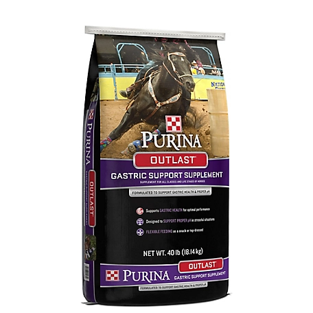 Purina Outlast Gastric Support Horse Supplement, 40 lb. Bag
