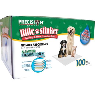 Precision Pet Little Stinker Housebreaking Dog Training Pads 100