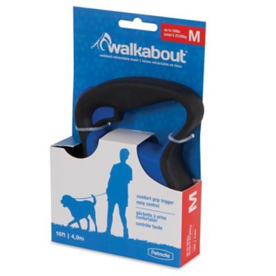includes zeroslack technology allowing leash to retract while in locked position Petmate K9 Control Retractable Dog Walking Leash 