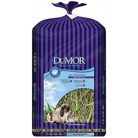 DuMOR All-Natural Small Pet Timothy Hay, 96 oz.