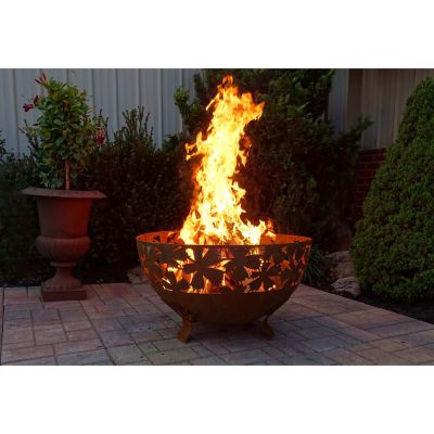 Esschert S Design Globe Leaf Fire Pit 24 X 20 In Ff1022 At Tractor Supply Co