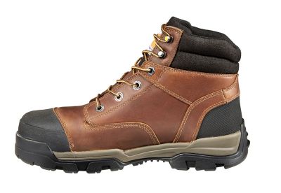 Image showing 5 th Carhartt Men's Ground Force Waterproof Lace-Up Composite Toe Work Boots, 6 in., Brown