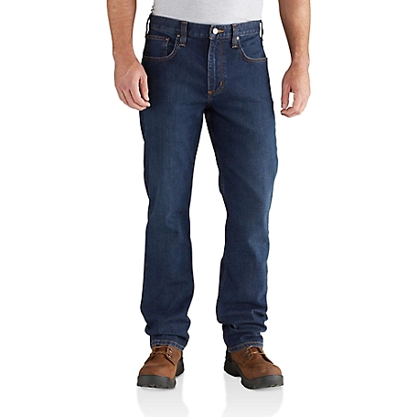 Carhartt Relaxed Fit Mid-Rise Rugged Flex Straight Leg Jeans, 102804 at ...