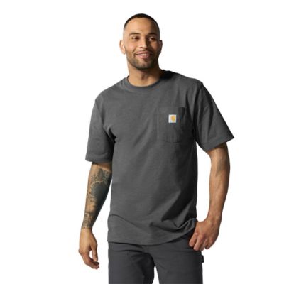 Image showing 1 th Carhartt Men's Iconic K87 Loose Fit Heavyweight Short-Sleeve Pocket T-Shirt