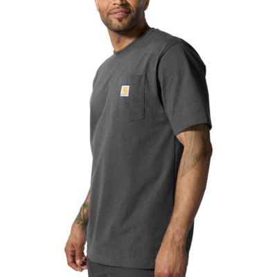 Image showing 7 th Carhartt Men's Iconic K87 Loose Fit Heavyweight Short-Sleeve Pocket T-Shirt