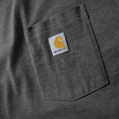 Image showing 6 th Carhartt Men's Iconic K87 Loose Fit Heavyweight Short-Sleeve Pocket T-Shirt