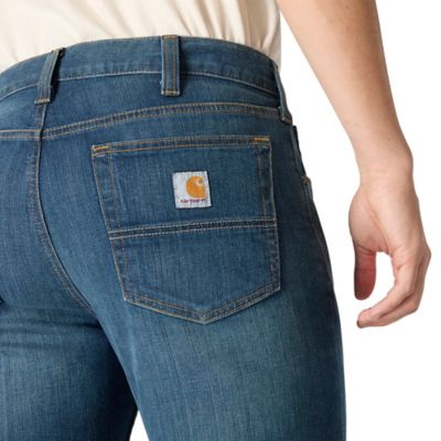 Image showing 5 th Carhartt Men's Relaxed Fit Mid-Rise Rugged Flex Straight Leg Jeans