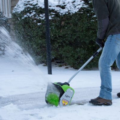 Image showing  GLSS40000 12 in. 40V GMAX Single-Stage Cordless Snow Shovel, Battery and Charger Not Included