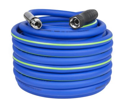 Legacy SmartFlex Garden Water Hose, 5/8" x 100', 3/4" 11 1/2 GHT Fittings, Blue, HSFG5100BL at