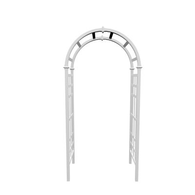 Image showing  39 in. x 23 in. x 81 in. Athens Vinyl Arbor, White