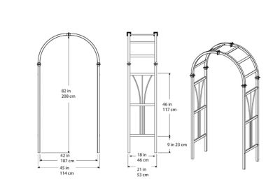 Image showing 6 th Vita 21 in. x 45 in. Dublin Arbor
