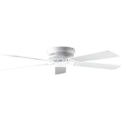 Concord By Luminance 52 In Hugger Ceiling Fan With Light Dark Blades White At Tractor Supply Co