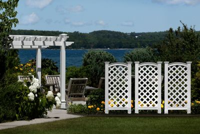 Image showing  56.25 in. x 27 in. Luxembourg Privacy Screen